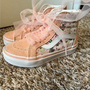 Girls Vans Peach High-Top Sneakers